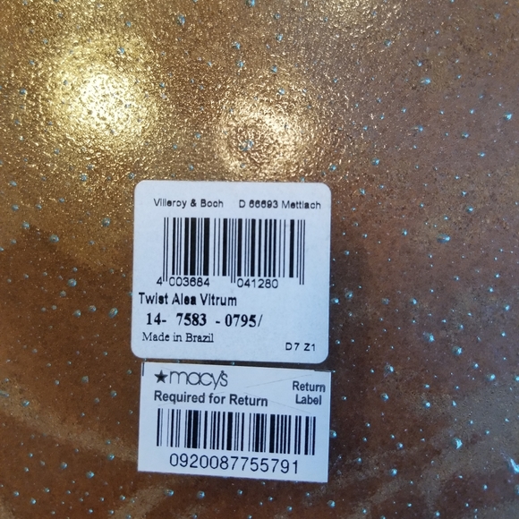 Villeroy and Boch Twist Alea Vitrum Glass Serving Buffet Plate - Picture 2 of 4